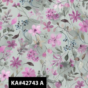 gris flors i fulles aquarel·la rosa gris i marró 40080150436646