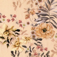 beige, flors beige fulles negres SET1A 42930E