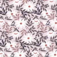 beige flors blanques i marrons fulles grises SET1C 39057B