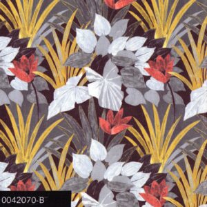 negre fulles grogues i plata, flors vermelles SET3 0042070B