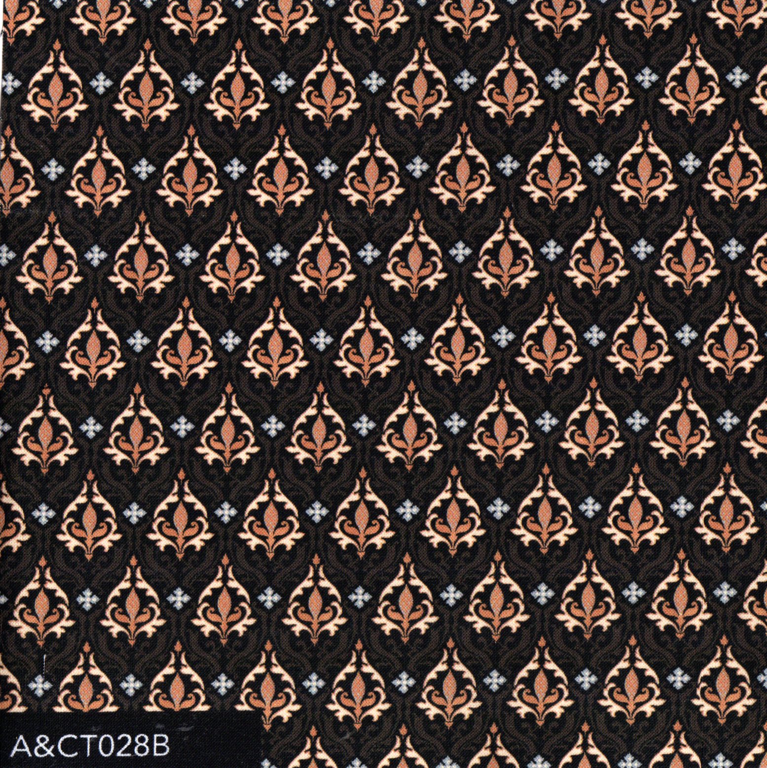 negre i marró medallons en blanc i ocre SET6 ACT028B