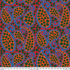 vermell paisley blau i lila i dins carbassa i punts verds 40080150436686