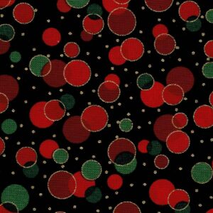 negre Nadal cercles vermell granat i verd contorn daurat 40080150436765