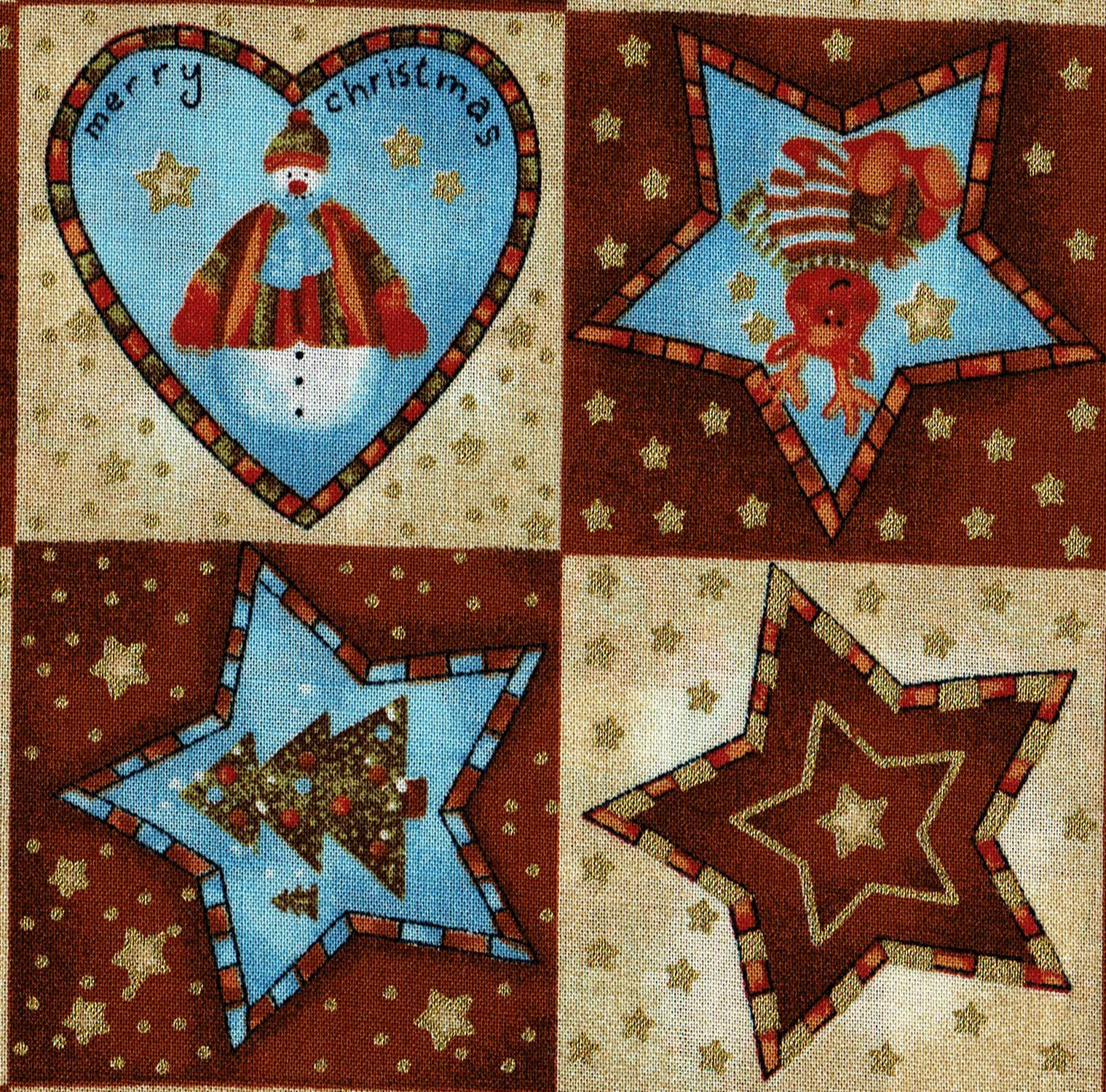 quadrets estrelles i cors fons blau 40080150436754