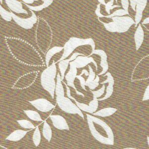 beige roses blanques grosses DIPROSACART103