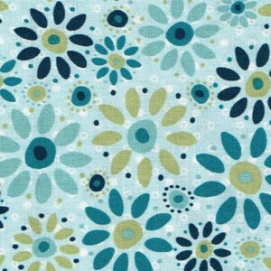 blau flors de pètals blau i verd DIPROSACART207