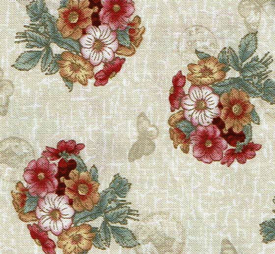 beige pomells de flors vermelles DIPROSACART214