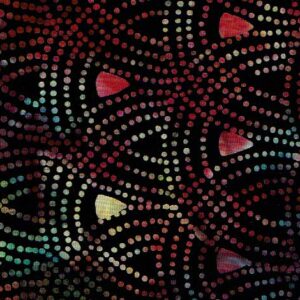 Batik negre ones ventall puntejat colors DIPROSACART008