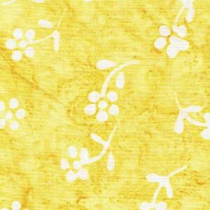 Batik groc floreta blanca DIPROSACART016