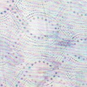 Batik blanc sanefa ones amb punts lila pàl·lid DIPROSACART021