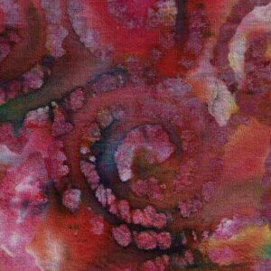 Batik fúcsia formes de cargols puntejats DIPROSACART029