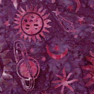 Batik lila sols llunes i planetes més clars DIPROSACART033