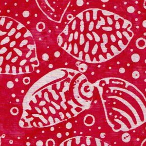Batik fúcsia petxines i cargols de mar blancs DIPROSACART041