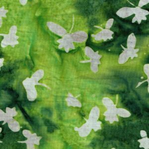 Batik verd clar i fosc floreta blanca 40080150437009