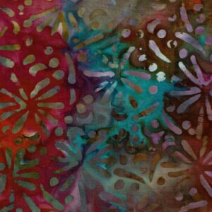 Batik multicolor flors de pètals 40080150437027