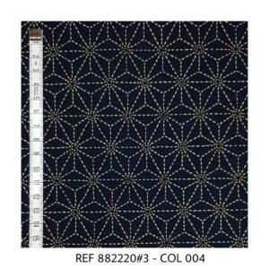 Asanoha blau marí puntejat beige 40080150437316