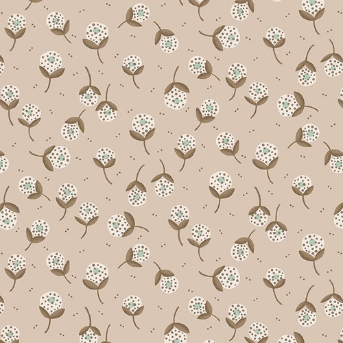 beige flor més fosca amb puntet blau (Darreres) 40080150437320