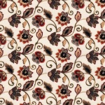 fons beige floretes i branques marrons 02-PA-35631A