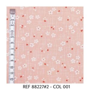 Sakura rosa floreta crema i cors vermells 40080150437436