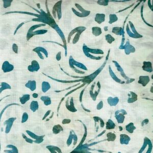 Batik blanc branques i flors blaves 40080150437482