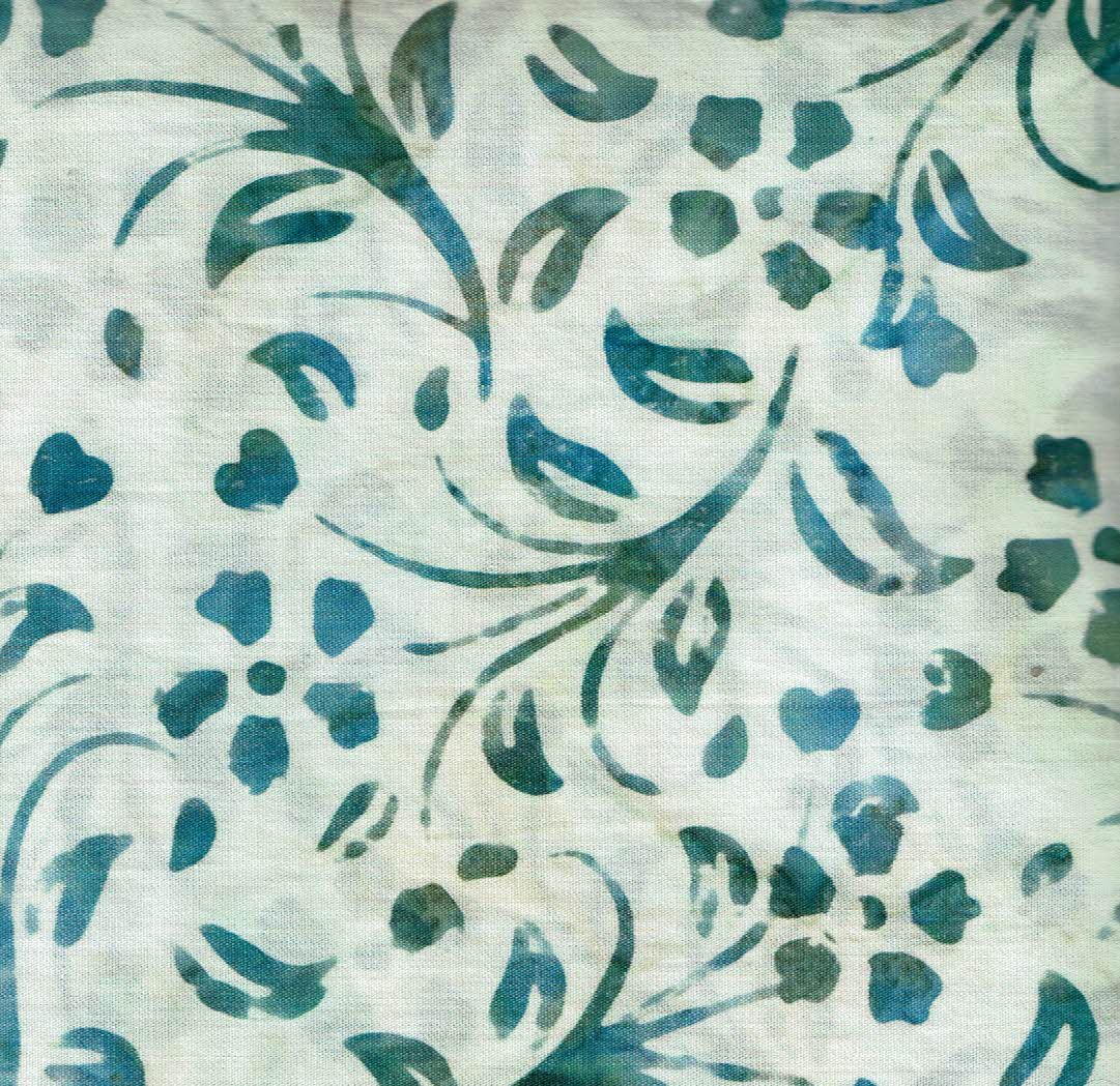 Batik blanc branques i flors blaves 40080150437482