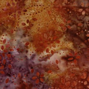 Batik lila i marró flors de pètals i punts 40080150437483