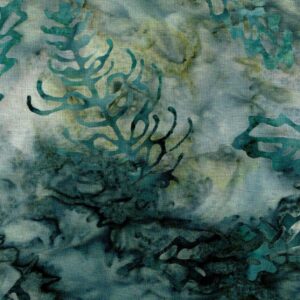 Batik marmolejat blau siluetes fulles en blau fosc 40080150437498