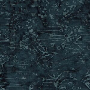 Batik blau fosc fulles i pistils més clars 40080150437500