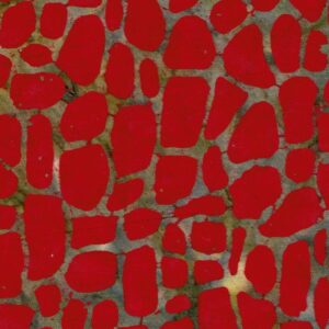 Batik vermell trencadís fons gris 40080150437502