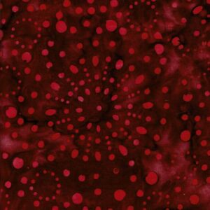 Batik granat cercles de pètals i punts 40080150437512