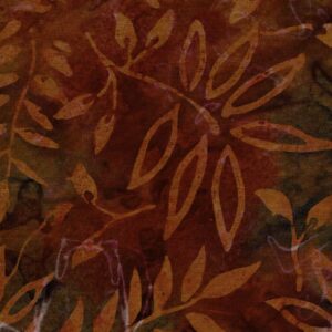 Batik marró i verd branques i fulles 40080150437518