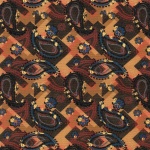quadres diferents marrons amb paisleys 06-FO-37991D
