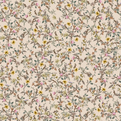 crema pàl·lid flors i branques en rosa i groc 40080150437611