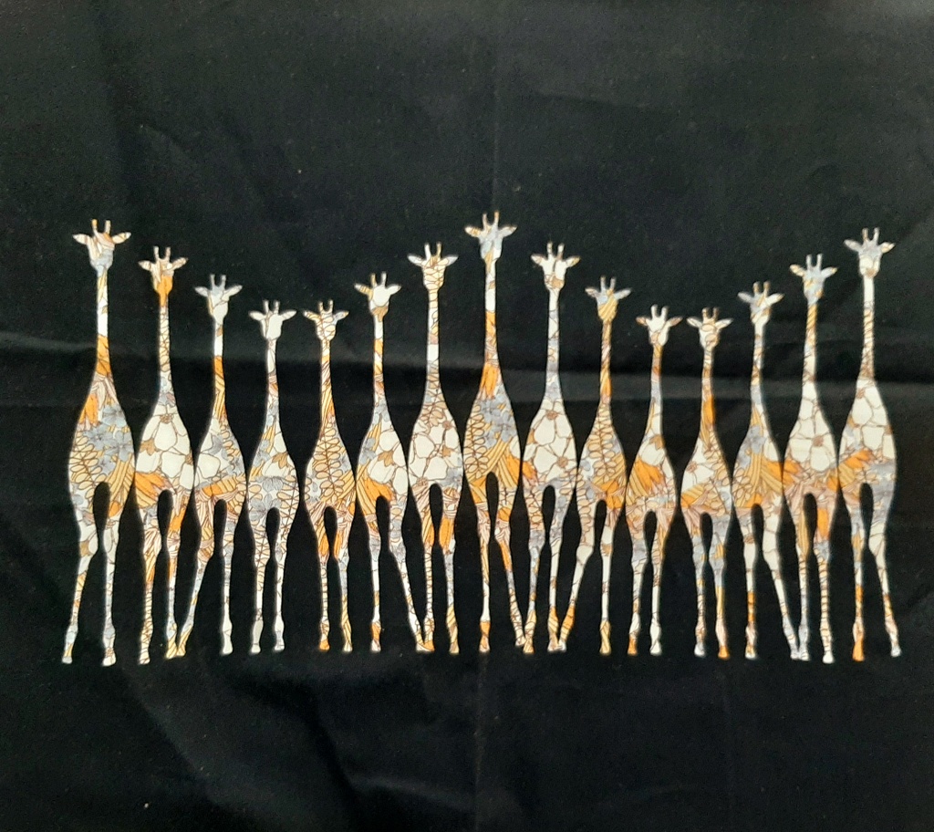 Girafes, fons negre TALA PLACEMENT 49x46 cm (2 cares) 40080150437661