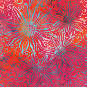 Batik girasols blau i fúcsia 40080150437701