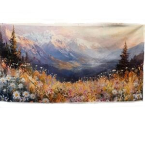 Panell 110 x 60 cm muntanyes blau -per a atic windows- 40080150437629